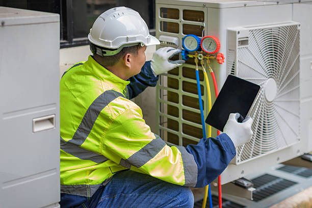 Professional Hvac Installation technician working in Eastham, MA